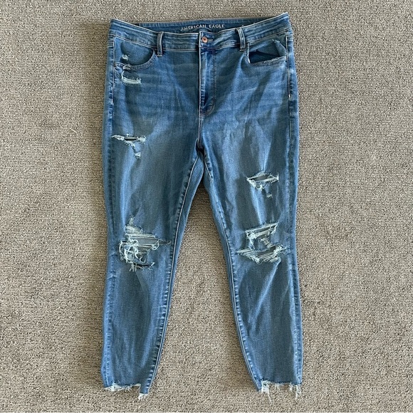 American Eagle High Rise Jegging Jeans Size 18 Short - Picture 1 of 8